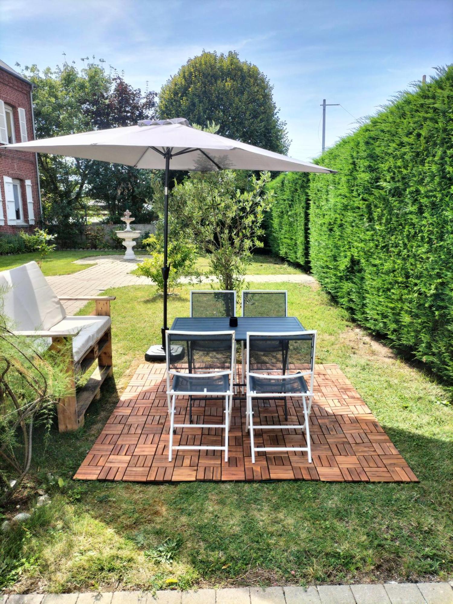 Studio Privatif Avec Jardin 4 Personnes Berck Exteriör bild